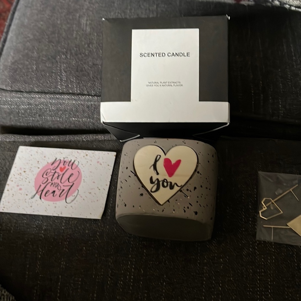 Scented candle by Gifts for Women Valentine gift set